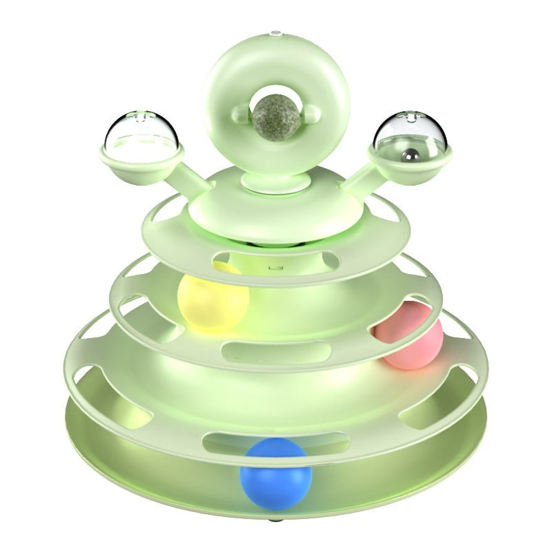 4-Layer Interactive Cat Toy – Endless Fun for Your Furry Friend! 🐱🎾