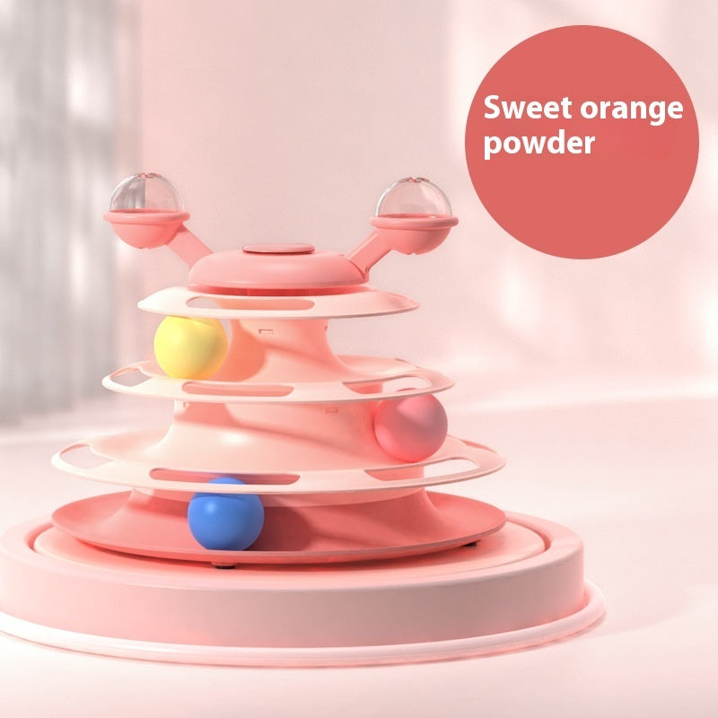 4-Layer Interactive Cat Toy – Endless Fun for Your Furry Friend! 🐱🎾