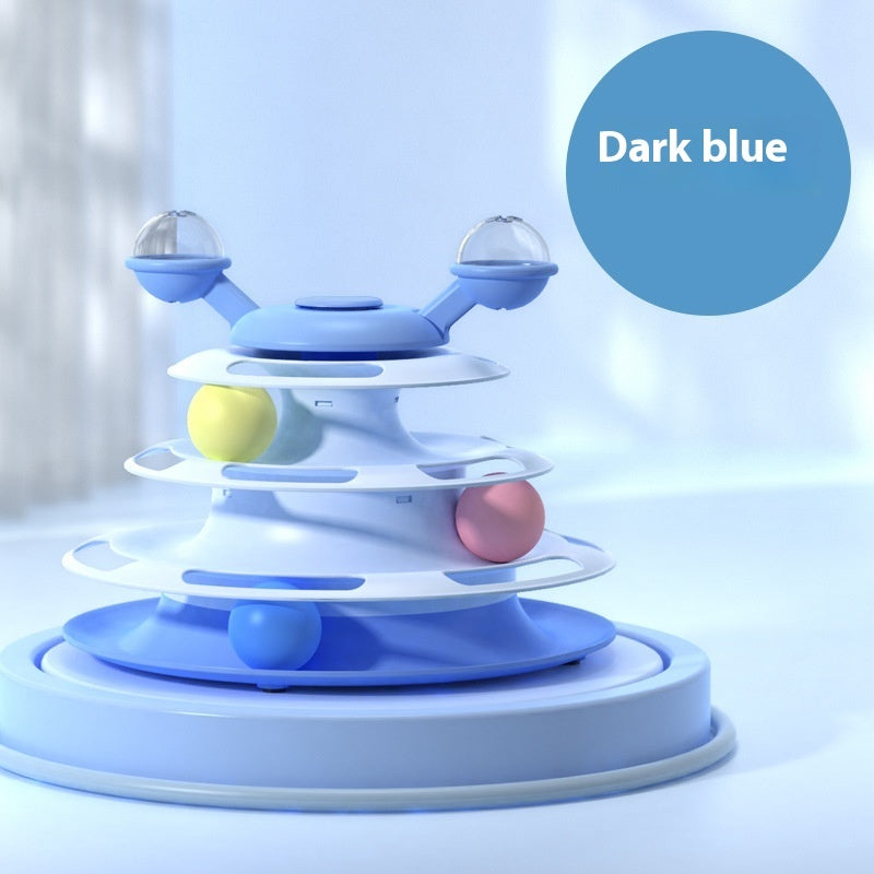 4-Layer Interactive Cat Toy – Endless Fun for Your Furry Friend! 🐱🎾