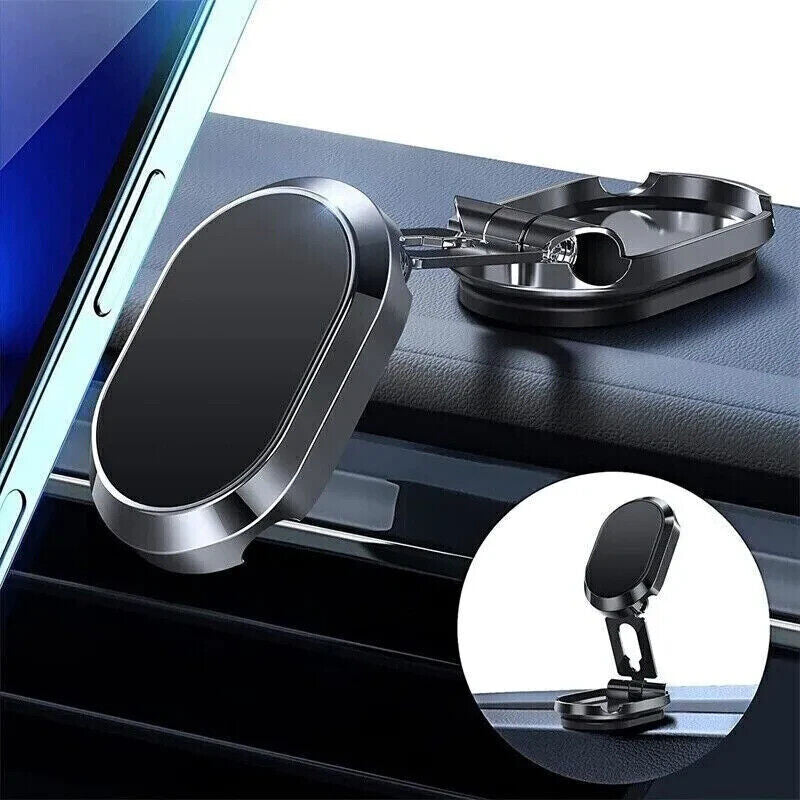 360° Foldable Magnetic Phone Holder – Strong, Compact &amp; Versatile! 📱✨