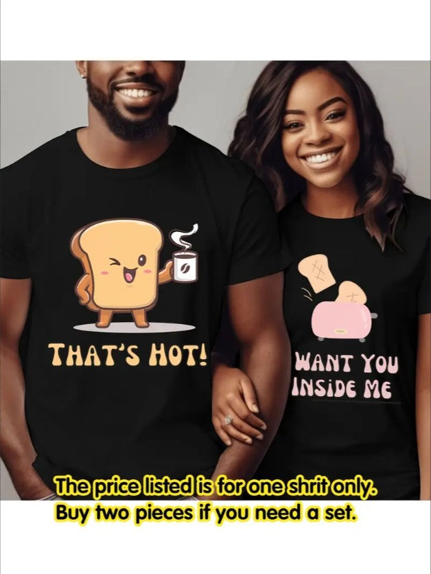 Love Valentine'S Day T-Shirt,   Couple T-Shirt, Couple Christmas, Fashion Casual T-Shirt, Short-Sleeved T-Shirt - My Store